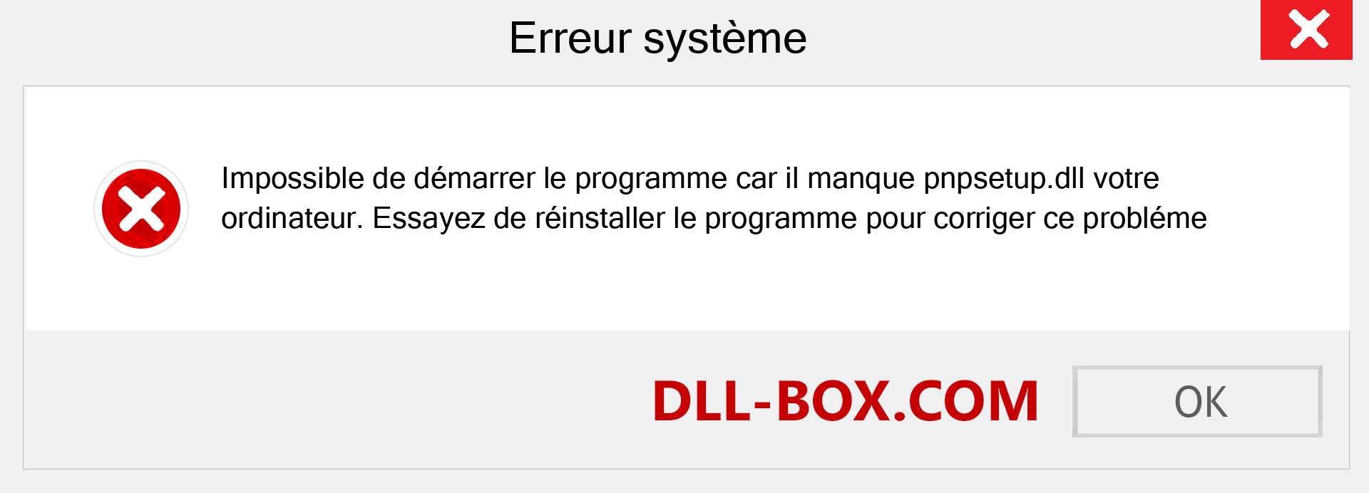 Le fichier pnpsetup.dll est manquant ?. Télécharger pour Windows 7, 8, 10 - Correction de l'erreur manquante pnpsetup dll sur Windows, photos, images